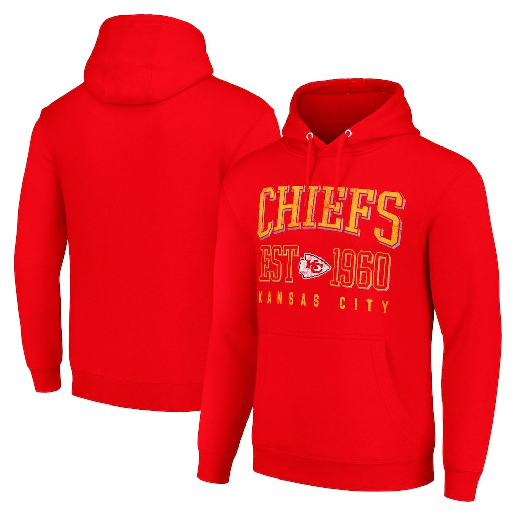 Men 2026 NFL Kansas City Chiefs red Hoodie hooded style 05